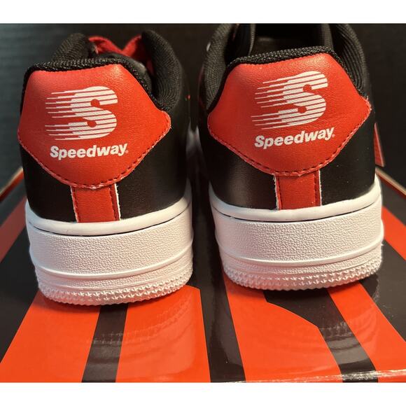 Speedway CUSTOM Shoe Surgeon 52 Sneakers Black/Red/White Low-Top C M6 W8‎ NIB